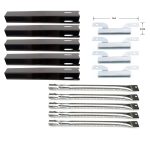 Direct Store Parts Kit DG138 Replacement Brinkmann Heavy-Duty 810-8501-S Gas Grill Burners,Crossover Tubes, Heat Plates