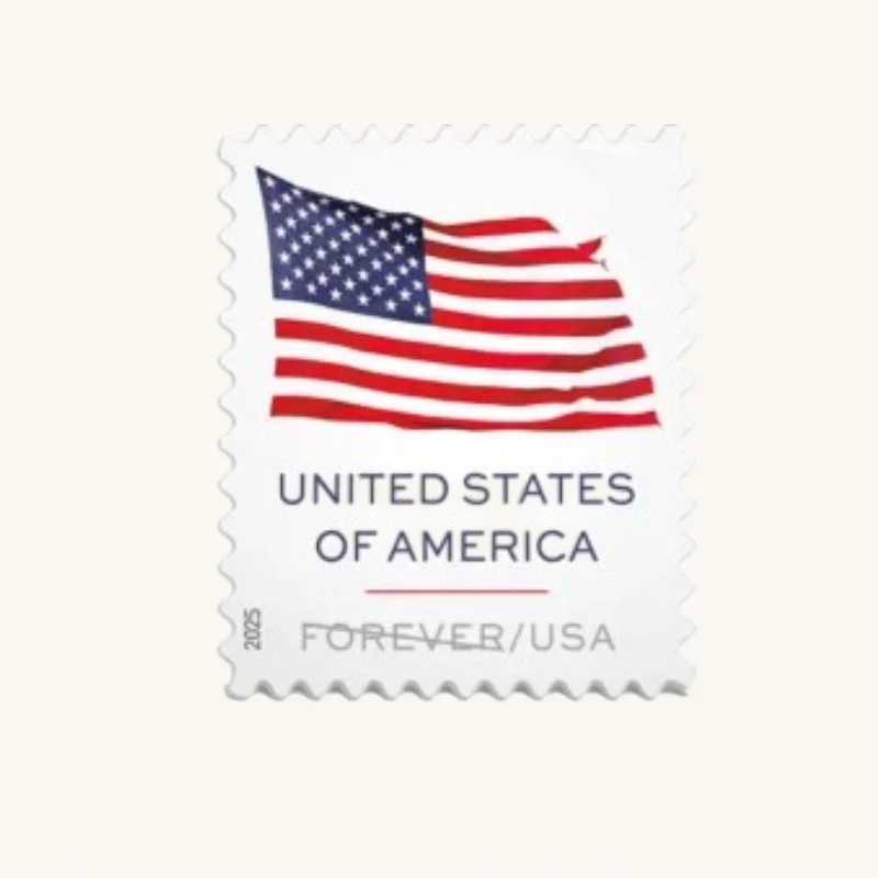 53c77649b195ebfde9d800df343954222182af1562f8b8e8e8a8760f7670eb0c.webp 2025 US Flag First Class Forever - Postage Stamps - Image 1