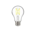Ecosmart 60-Watt Equivalent A19 Dimmable Clear Glass Filament LED Light Bulb Soft White (4-Pack)