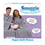 Snuggie The Original Wearable Blanket That Has Sleeves, One size, Charcoal