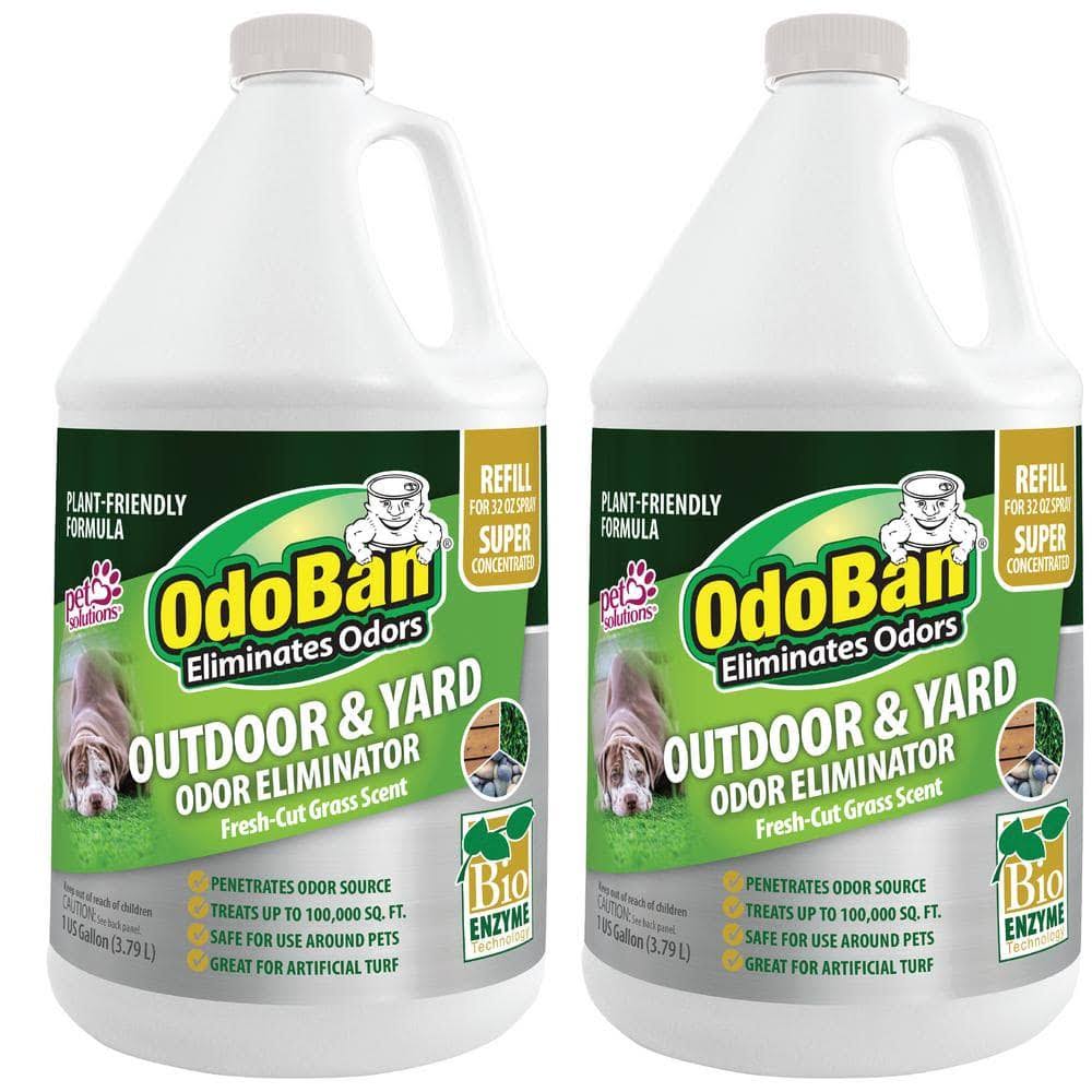 53fbe42d2309fcf847f69fb2d05bf8341b33a0f536fb872d1b65664dc1d53921.jpg 128 oz. Outdoor and Yard Odor Eliminator Refill (2 Pack) - Image 1