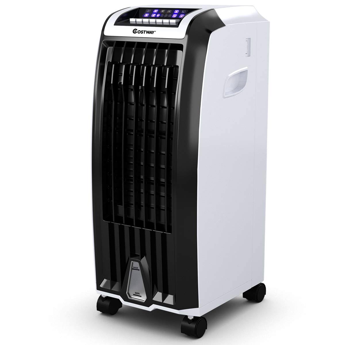 5425319311fa295f48e0a3ccb6bf6716d3f4053a017fd9c1d884e6259d81dbee.jpg Nightcore Air Cooler, Portable Air Cooler with 3 Different Wind Speed, Bladeless Electric Fan, Humidifier with Remote Control - Image 1