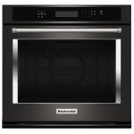 KitchenAid 30" Single Wall Oven with Even-Heat True Convection (Black Stainless)