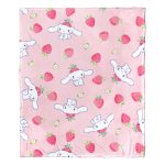 Cinnamoroll, Berry Pattern Silk Touch Throw Blanket 50"x60"
