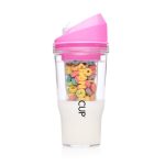 The Crunchcup XL - A Portable Cereal Cup - Pink