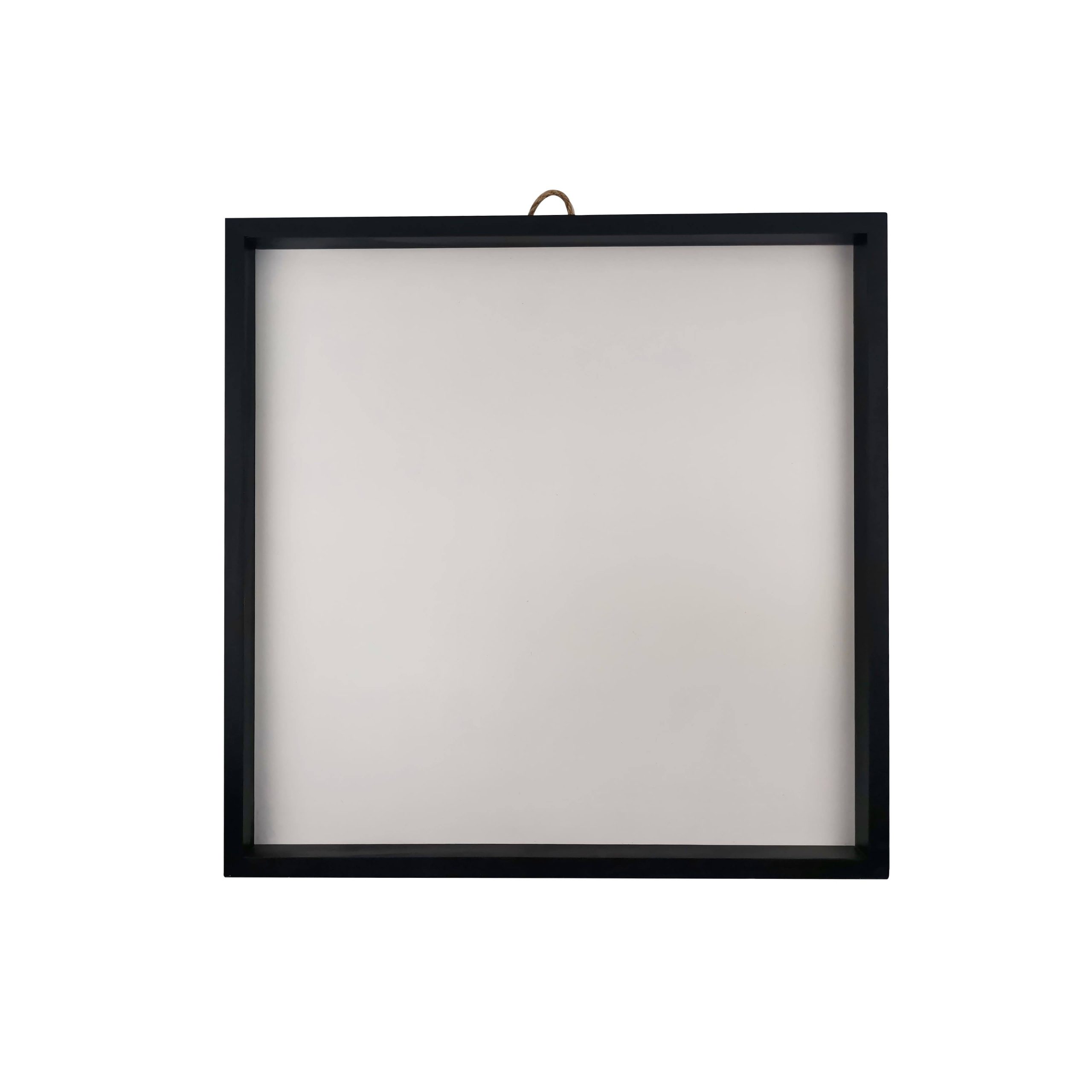54909d2276d358cae8577fa9f6cd76e3e8dc1222a6c9a4ad1c7375bfed35386f.jpg Make Market Plaque with Frame - White & Black - 16 x 16 in - Image 1