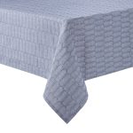 Martha Stewart Modern Farmhouse Honeycomb Rectangle Tablecloth - Blue