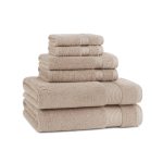 Host & Home 6-Piece Bath Towel Set - Latte Beige