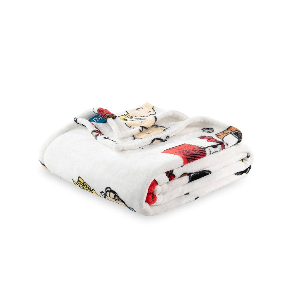 54ccf96b00cc3fb0900ec75ce13773acaeeb2a9fe8b1fd4d5b3f00cc6a1cc039.jpg Peanuts VelvetLoft Cute Character Throw by Berkshire Blanket - Image 1