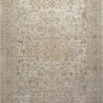 Chris Loves Julia x Loloi Rosemarie ROE-02 Ivory Natural Area Rug - 9 ft x 12 ft