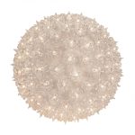 Wintergreen Lighting Starlight 100 Lights Sphere, Clear, 7.5"