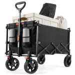 Navatiee Wagon Cart Heavy Duty Foldable. Collapsible Wagon
