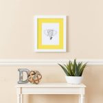 ArtToFrames 18" x 24" inch Satin White Frame Picture Frame with 2 inch Single Mat Available in Over 60 Colors, for 18" x 24" inch Photos with The Mat