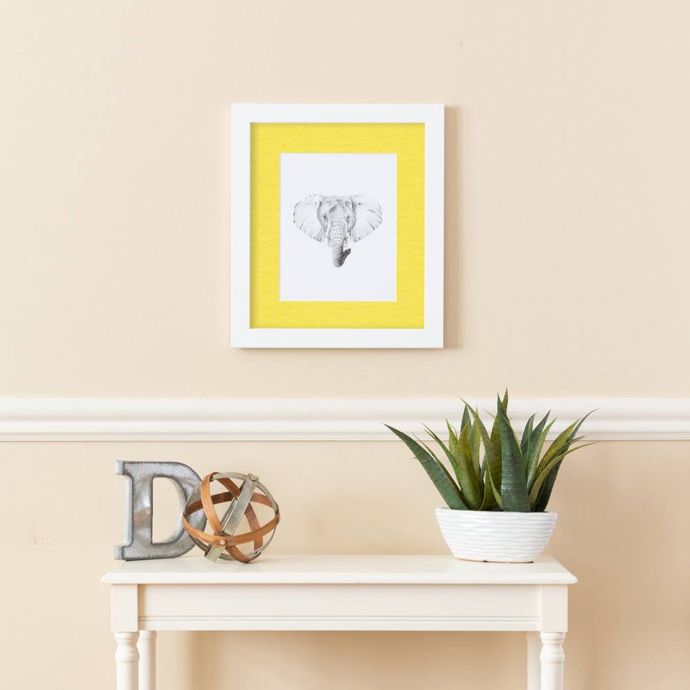55159071089218704789492e86491c2dd4804bebeeafb54b41f1c6677bcd94cd.jpg ArtToFrames 18" x 24" inch Satin White Frame Picture Frame with 2 inch Single Mat Available in Over 60 Colors, for 18" x 24" inch Photos with The Mat - Image 1