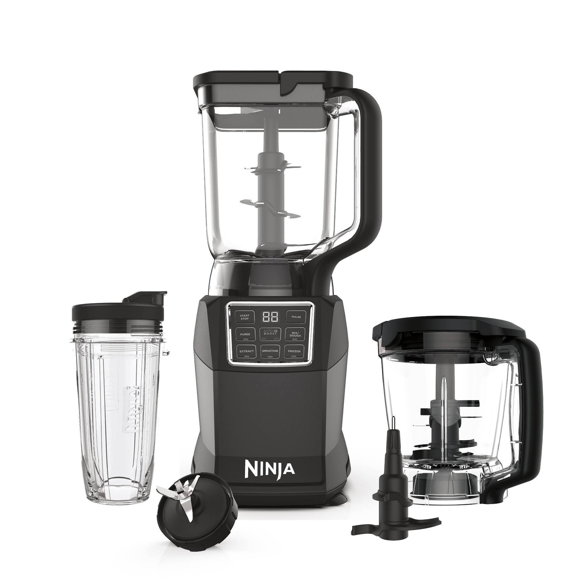 5529a1faf78efe3831feb107ea9da51f142eeb662cd69aa915b8045b68611663.jpg Ninja Kitchen System with Auto IQ Boost and 7-Speed Blender- New (tt) - Image 1
