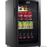 Krib Bling Beverage Refrigerator 120 Can Freestanding Beverage Cooler