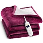Medical King Heated Blanket, Machine Washable Extremely Soft & Comfortable Electric Blanket Throw Fast Heating with Hand Controller 10 Heating