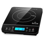 Duxtop Portable Induction Cooktop, Countertop Burner Induction Hot Plate with LCD Sensor Touch 1800 Watts, Black 9610LS