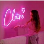 Neon Fine NF Custom Neon Signs,Personalized Large LED Neon Lights Sign, Neon Sign Customizable for Wedding Wall Decor Bedroom Birthday Party Bar Shop