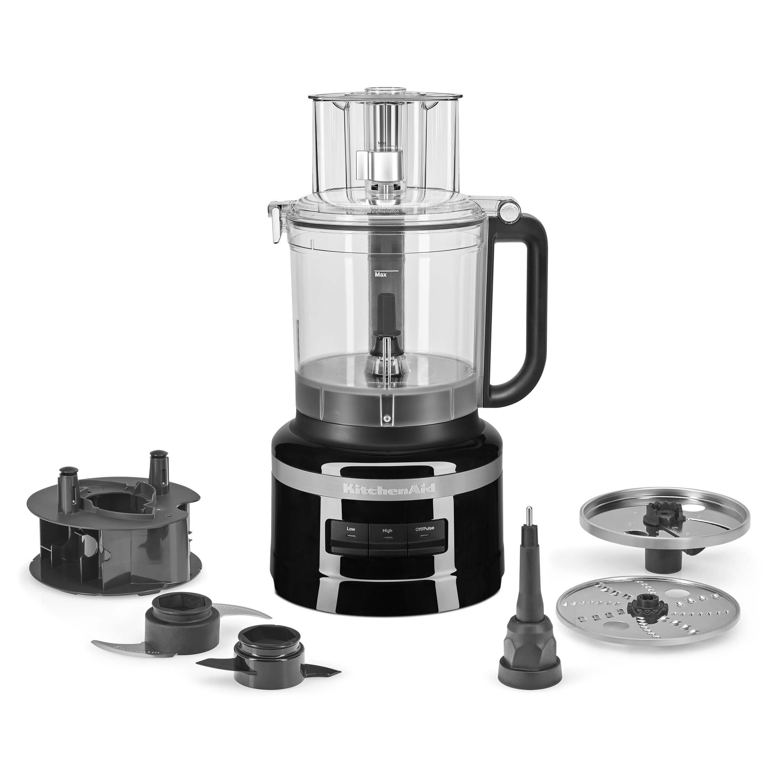 55d67784331b61f5096e9f268a3d10bd33f58d0992e860d47e339c4b9956a987.jpg KitchenAid 13-Cup Food Processor - Onyx Black - Image 1