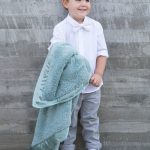 Little Giraffe - Chenille Baby Blanket - Sage