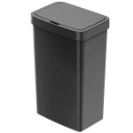 Mainstays WM9226-50L 13.2 Gallon Trash Can, Plastic Motion Sensor Kitchen Trash Can, Black