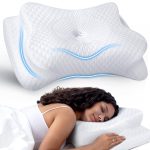 Cozyplayer No More Aches Neck Pillow for Pain Relief, Adjustable Cervical Pillow for Neck Support with Armrest, Odorless Ergonomic Contour Memory Foam