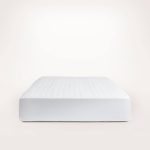 Boll & Branch Organic Cotton Quilted Mattress Pad in White