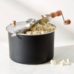 Stovetop Popcorn Popper Black | Crate & Barrel