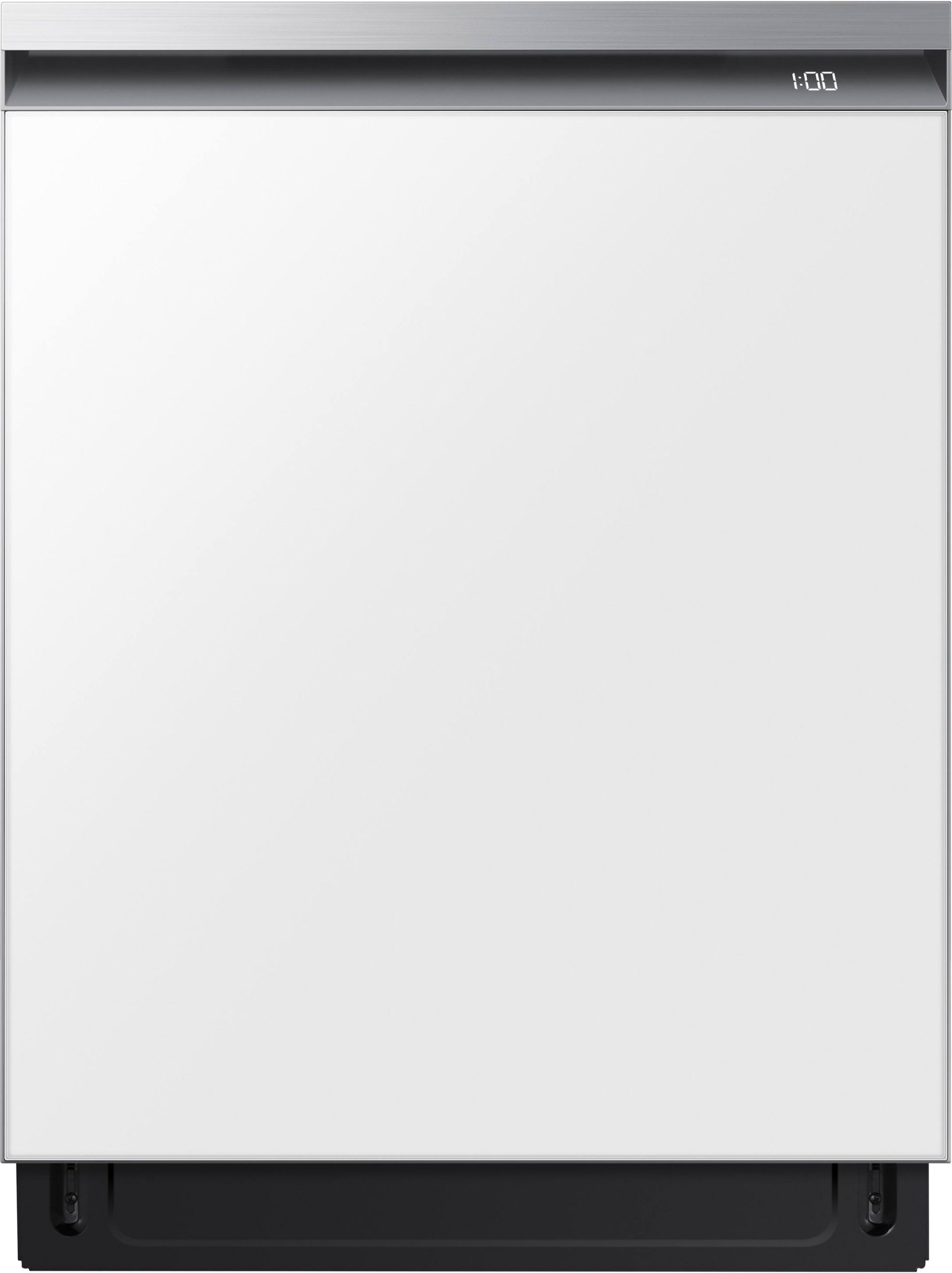 56923b26a5bc1fd52df4f5f55acd51e371c5dd6d9f7f77620f8a7623ecfb29af.jpg Samsung Bespoke Smart 42dBA Dishwasher with StormWash+ and Smart Dry in White Glass - Image 1