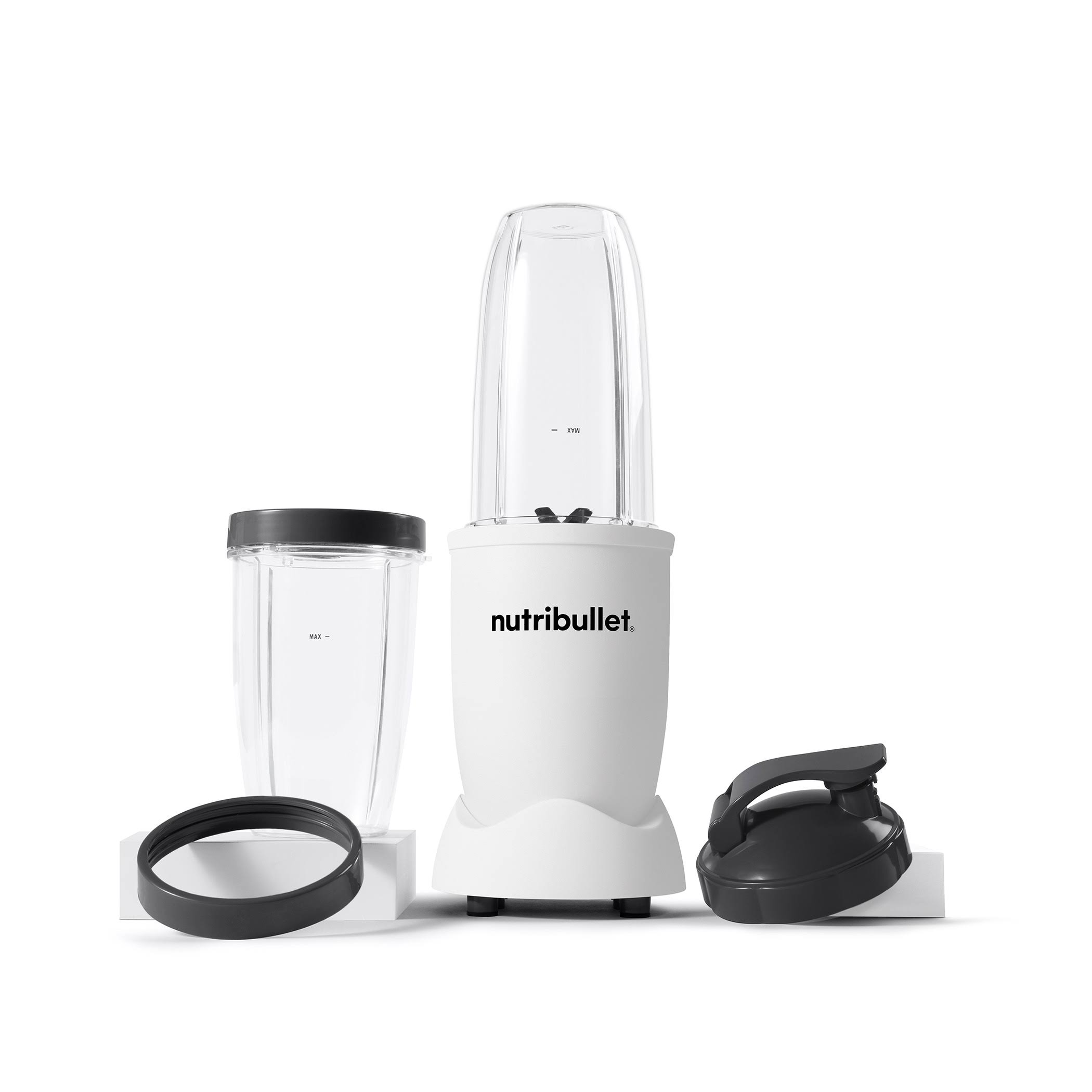 56a267431390fd939f5c1509a177480081e85d9fc227840e86ac45c815c7dab0.jpg NutriBullet Pro Single Serve Blender, White - Image 1