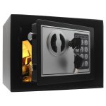 Heroecol Key and Electronic Security Safe Box Digital Deposit Box for Home Office Hotel Business Lock Box for Cash Jewelry Stora