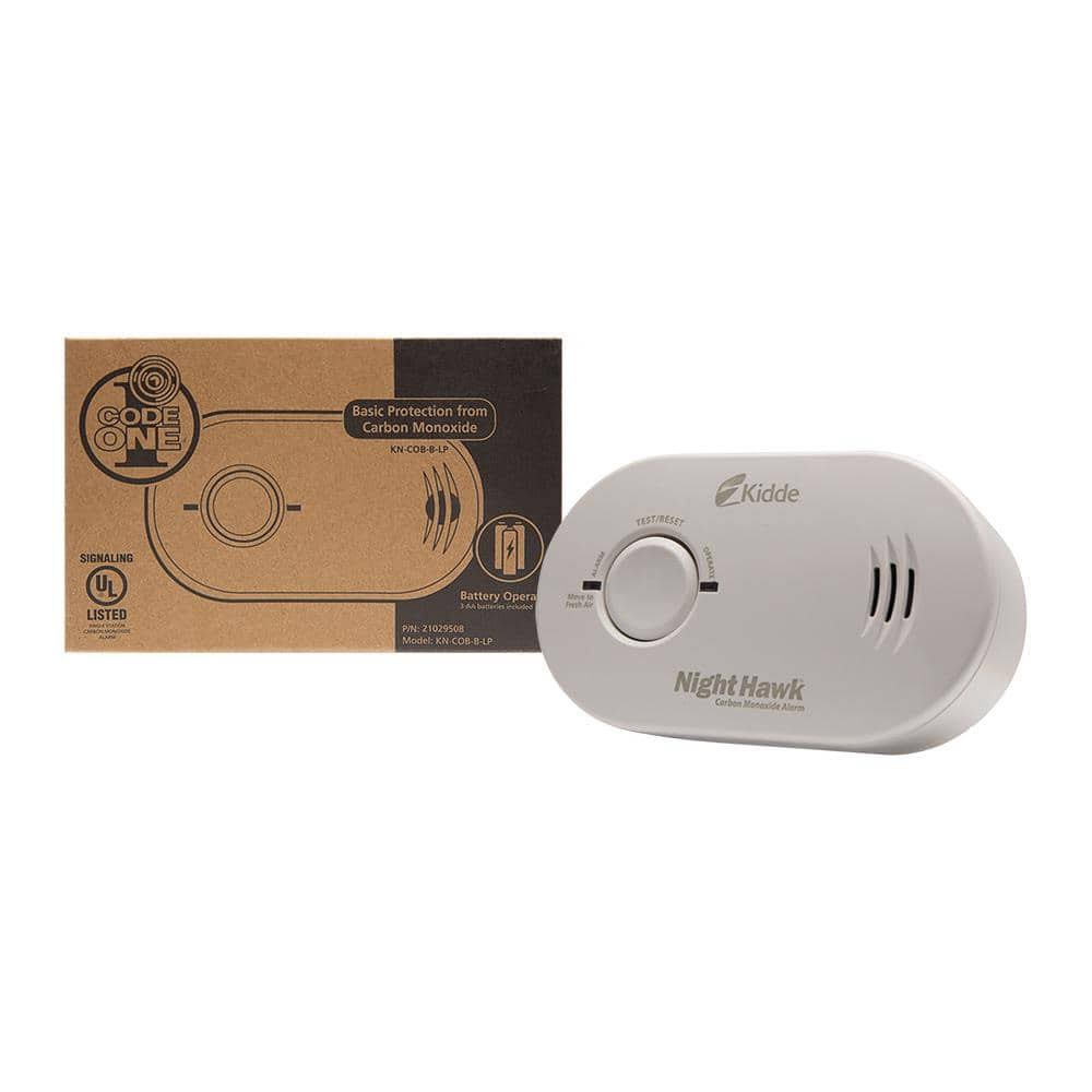 Code One Carbon Monoxide Detector, Battery Powered, Co Detector