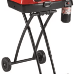 Portable Sportster 1-Burner Propane Grill with 11.000 BTUs. Red