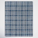 Alec Plaid Handmade Tufted Wool Blue Area Rug Joss & Main Rug Size: Rectangle 7'9" x 9'9"