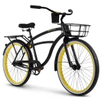 Body Glove 26 in Mens Beach Cruiser Bike, Black, by Huffy