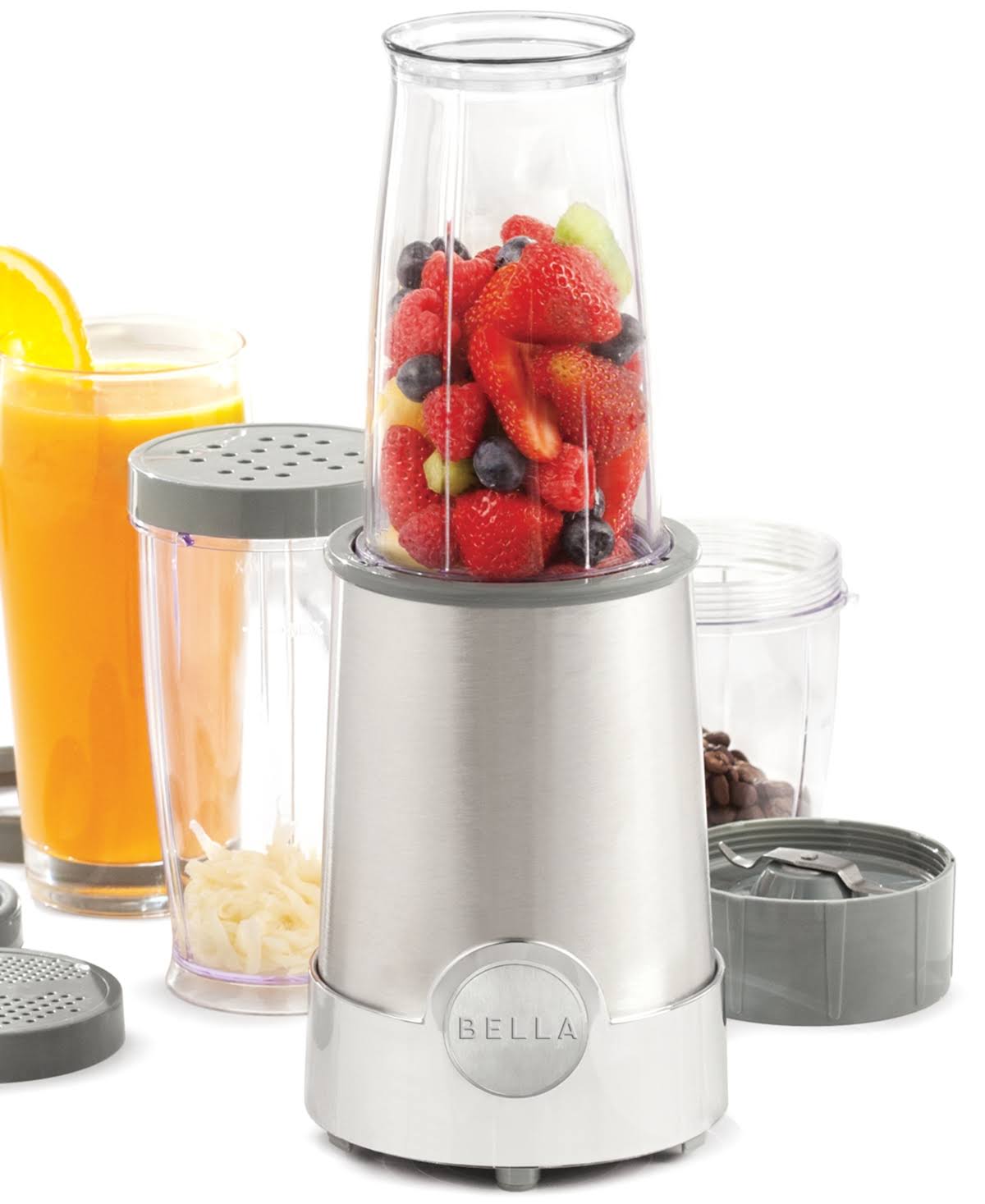 5786d21b2a190d977ed53e0f061067eeffa11c17413738667a42f477d175c2b4.jpg Bella Stainless Steel 12-pc. Rocket Blender - Image 1