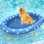 Pet Soft Dog Float Raft - Inflatable Dog Swimming Float for Summer