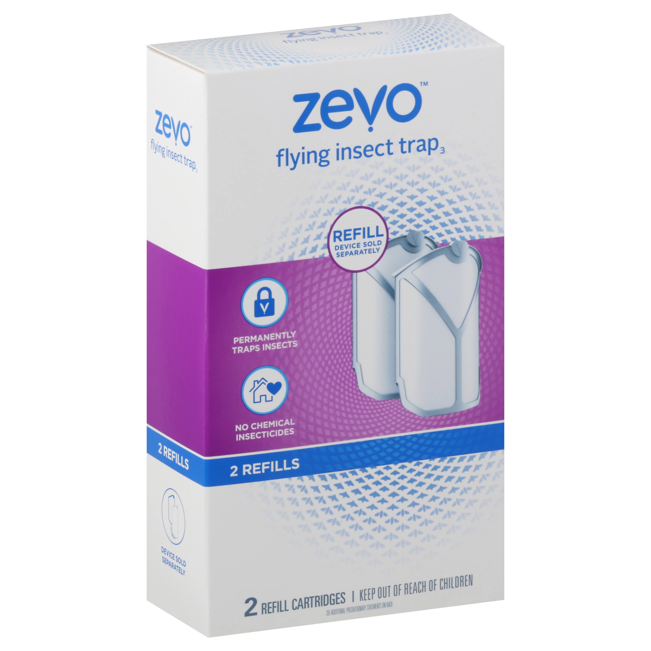 578ce1742740680e367d4984e0b2718a1ca6b33fcb8154670408f634ce7a8d3a.jpg Zevo Insect Trap Refill Cartridges, Flying - 2 cartridges - Image 1