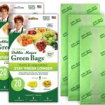 Debbie Meyer GreenBags 40-Pack (16M, 16L, 8XL) Keeps Fruits, Vegetables, and Cut Flowers, Fresh Longer, Reusable, BPA Free, Made in USA, Adult Unisex