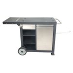 Universal Rolling Prep Cart for Portable Outdoor Griddle and Grills