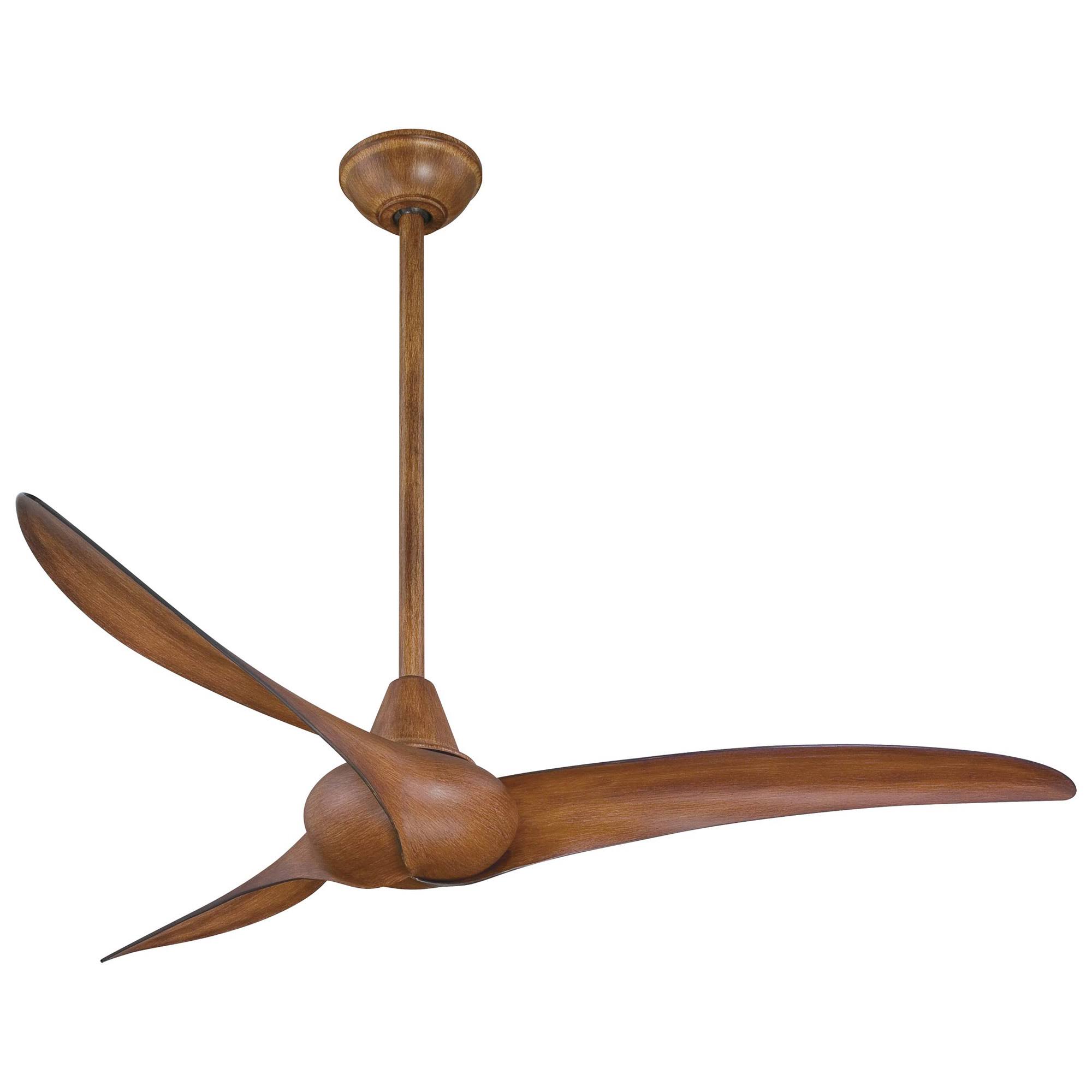 57ea330720c6bdcca495beba6254e5cca5f2d1807ff3bef8dc3b09c410b47d8e.jpg Minka-Aire Wave 52" Ceiling Fan - Distressed Koa - Image 1