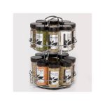 Kamenstein 16-Jar Revolving Chrome Wire Spice Rack