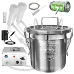 Hantop 6L Goat Milking Machine. Adjustable Vacuum Pump