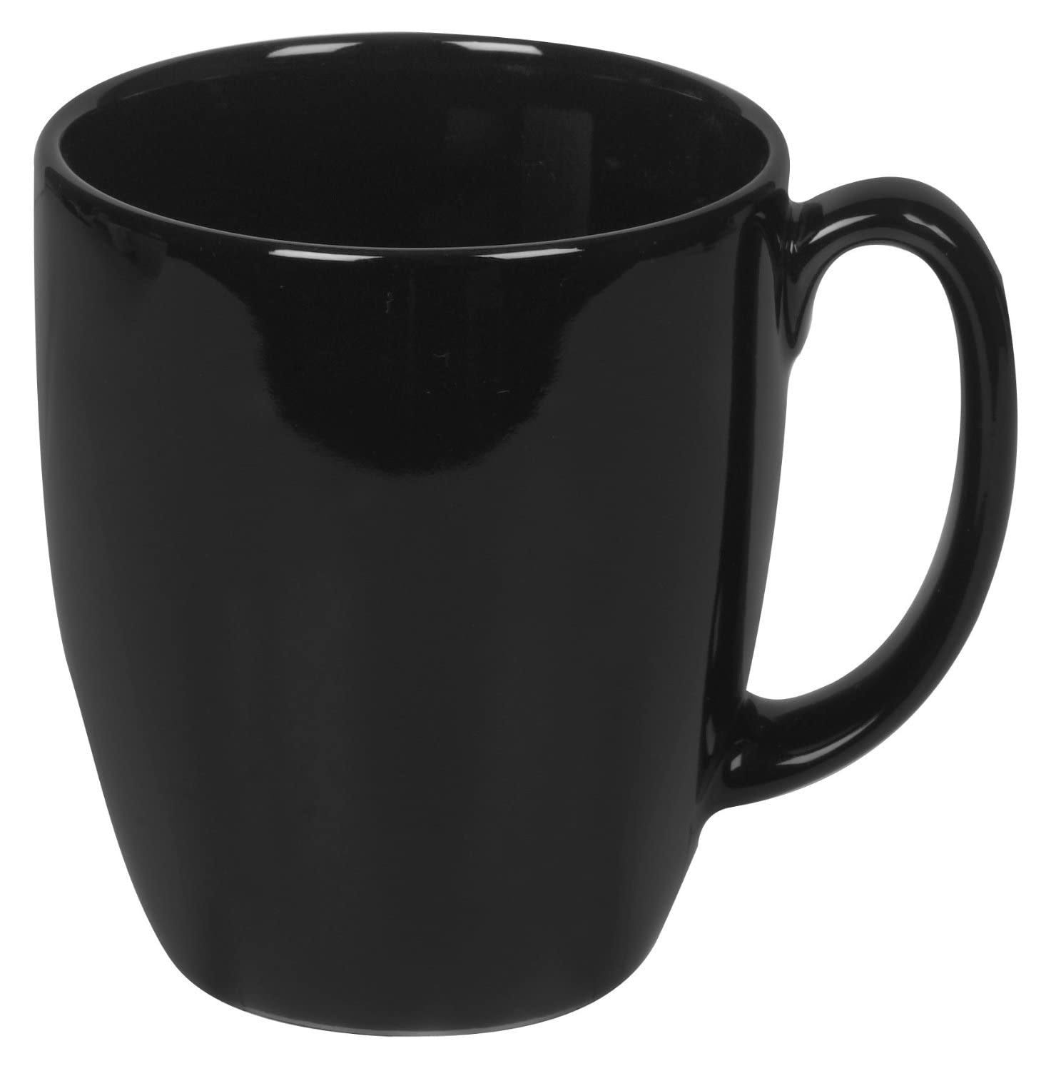585923a04c7c69b2a88ff03af18e164711b998faf2a26e468eb3556689b457e5.jpg Corelle Livingware 11-Ounce Mug Black Pack of 6 - Image 1