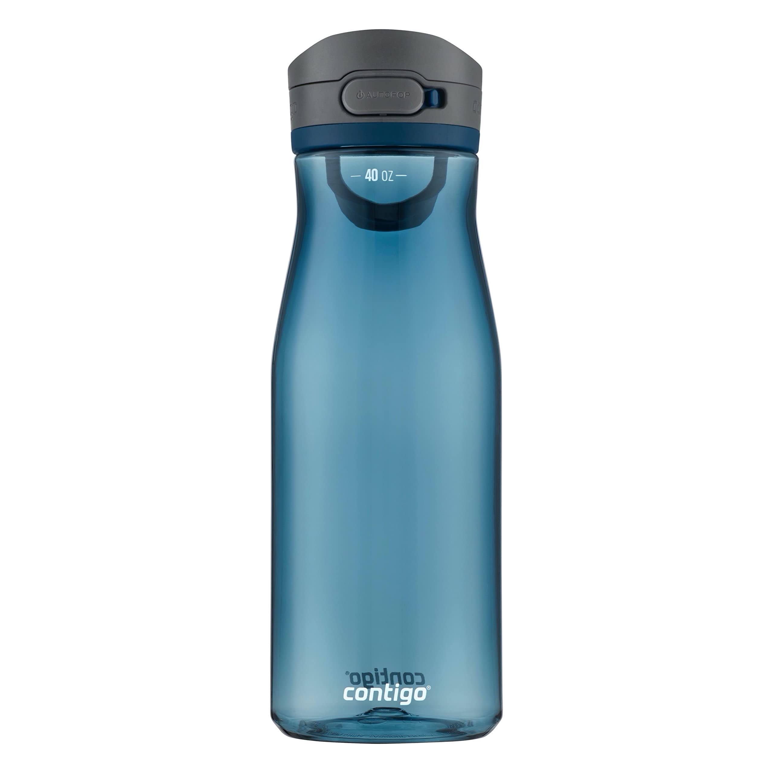586696d67dfac15469d058e2318a7cafe89ad43ce6a953e4d708b456af39c27e.jpg Contigo Jackson 2.0 Tritan Water Bottle with Autopop Lid 40oz Blueberry - Image 1