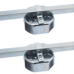 Westinghouse Lighting 0110000 Saf-T-Brace for Ceiling Fans 3 Teeth Twist and Lock - 2 Pack