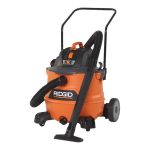 Ridgid 16 Gallon 6.5-Peak HP NXT Wet/Dry Shop Vacuum with Cart, Fine Dust Filter, Hose and Accessories