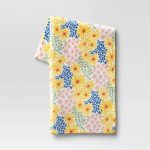 Room Essentials Printed Plush Floral Easter Throw Blanket | Target