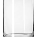 Libbey Clear Glass 8 inch H Wide Cylinder Floral Vase, Size: 8 x 6.13 x 6.13
